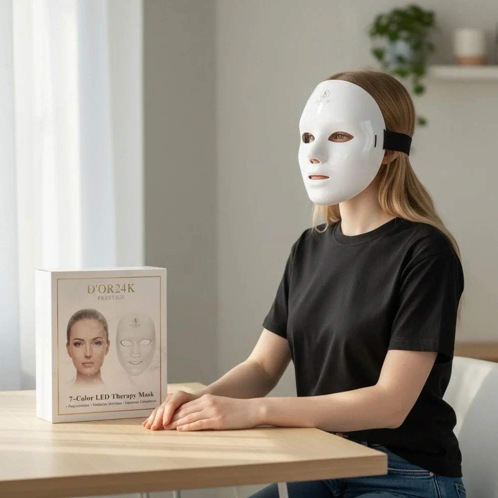 7-Color LED Therapy Mask D’OR24K